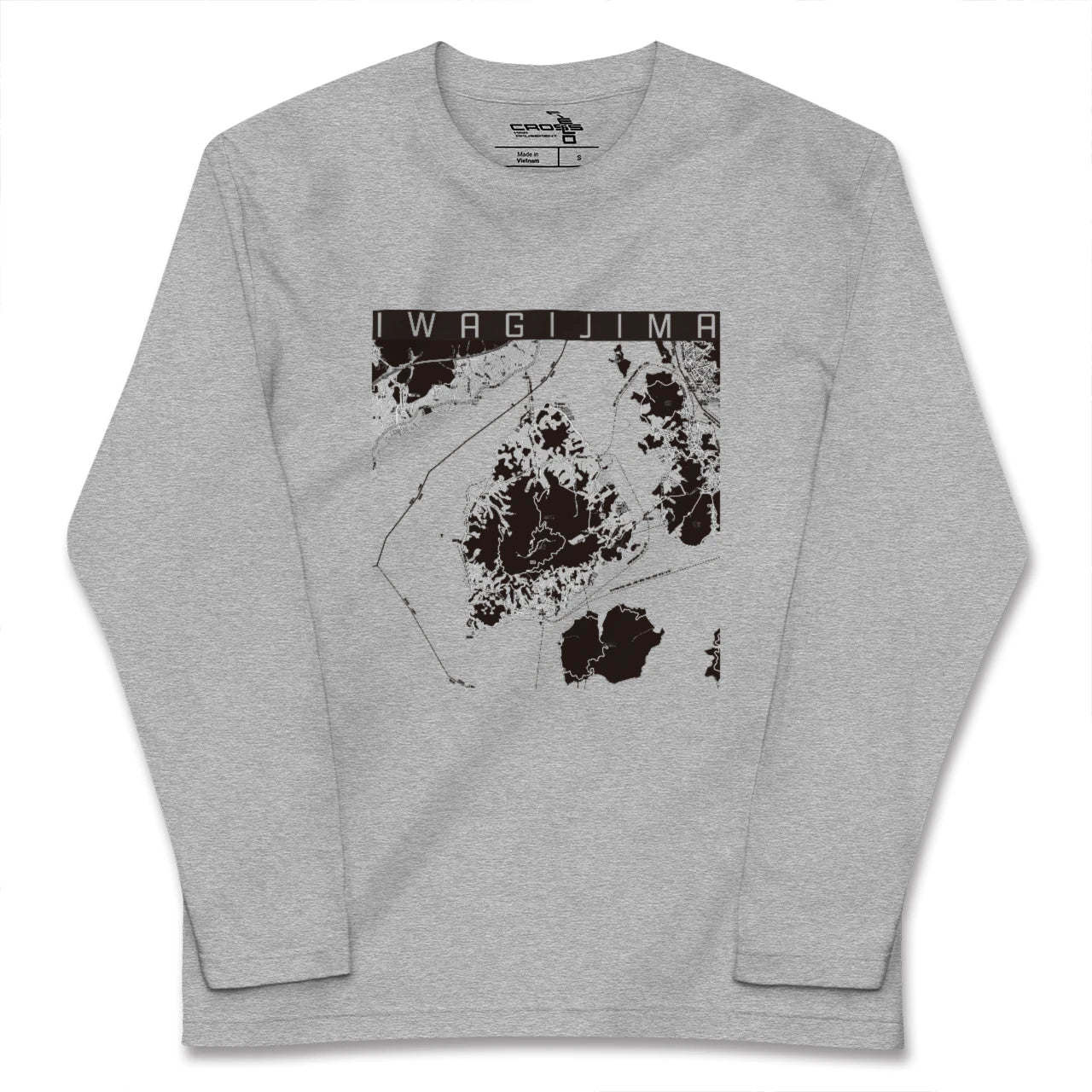 【岩城島(愛媛県)】地図柄ロングスリーブTシャツ