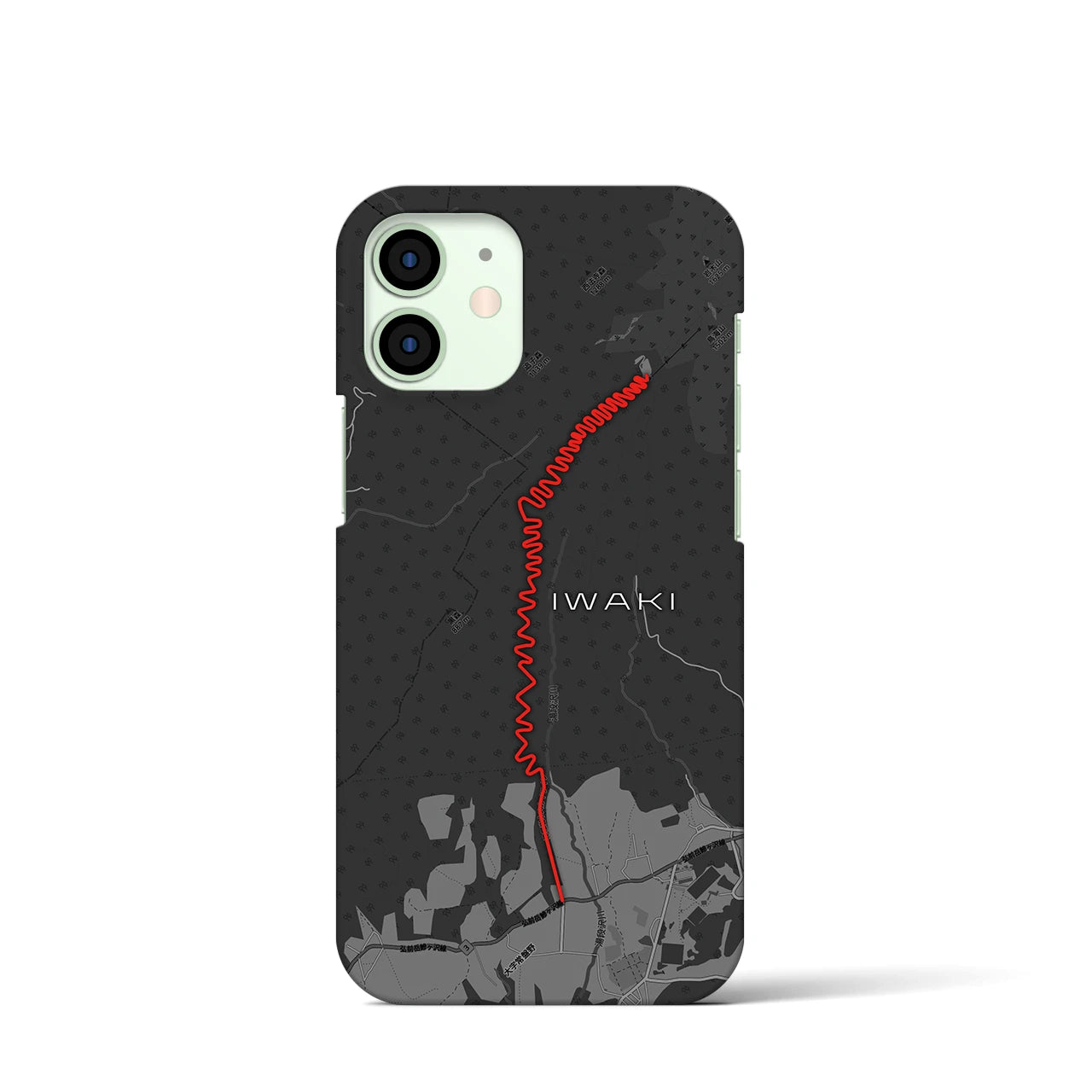 【岩木(青森県)】スカイラインiPhoneケース(バックカバータイプ)
