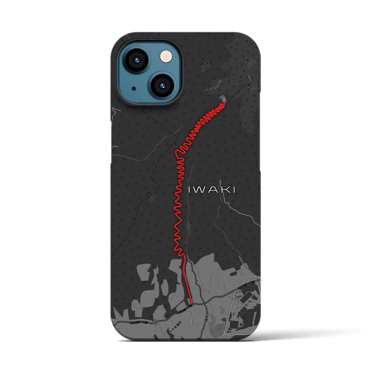 【岩木(青森県)】スカイラインiPhoneケース(バックカバータイプ)