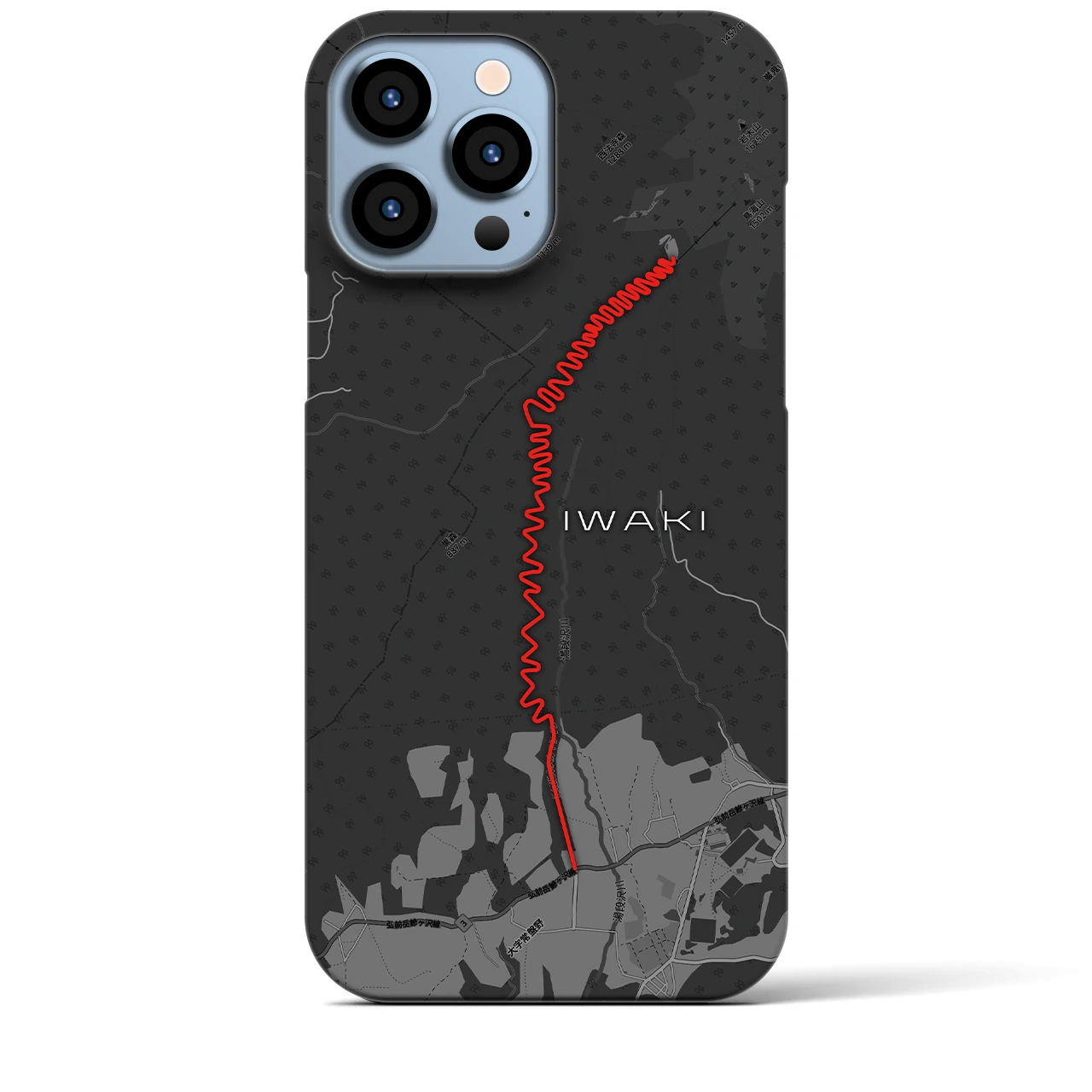 【岩木(青森県)】スカイラインiPhoneケース(バックカバータイプ)