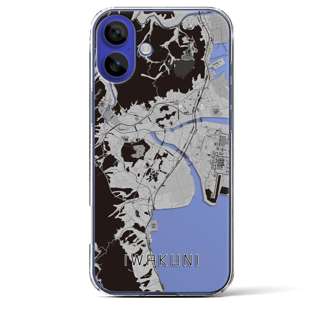 【岩国(山口県)】地図柄iPhoneケース(クリアタイプ)