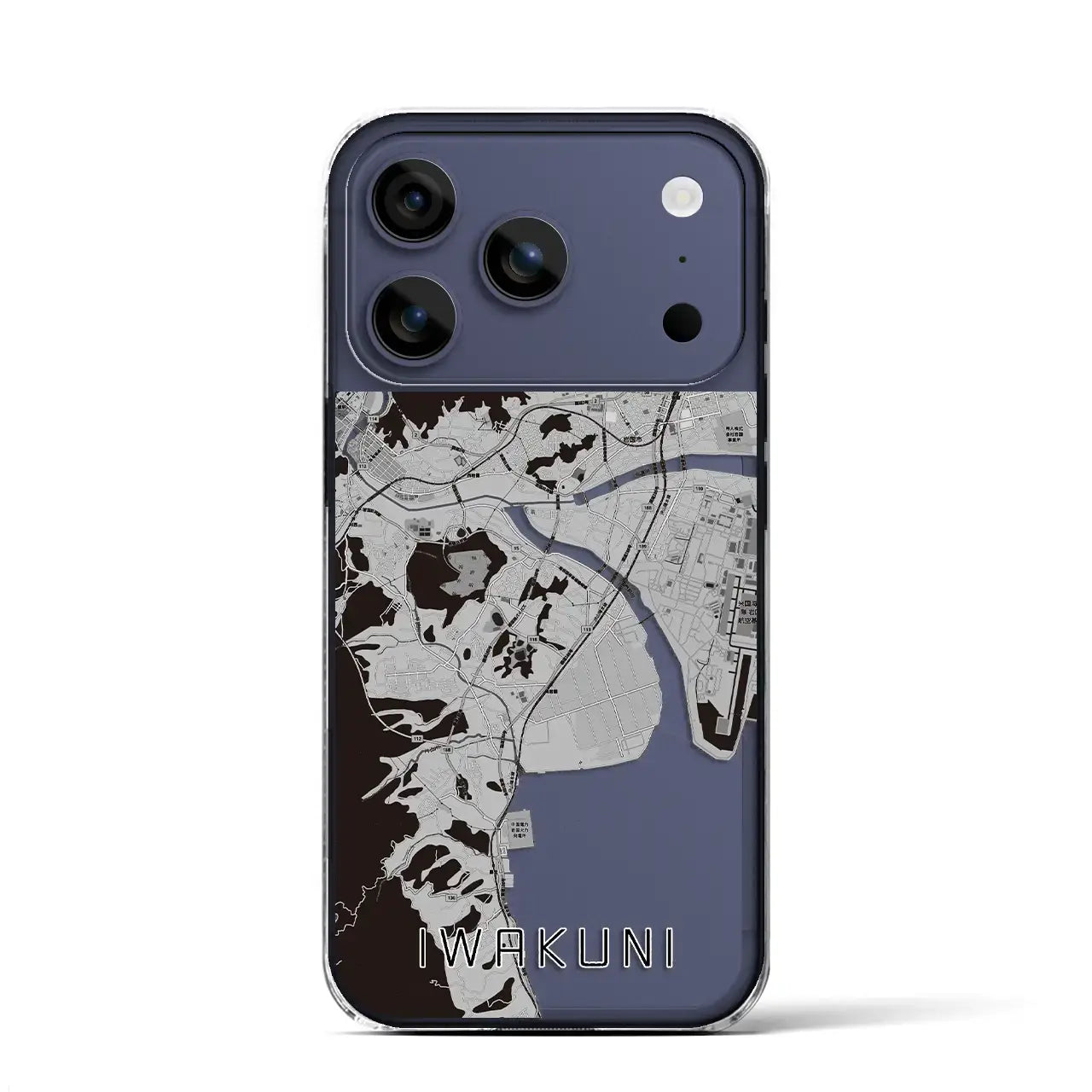 【岩国(山口県)】地図柄iPhoneケース(クリアタイプ)