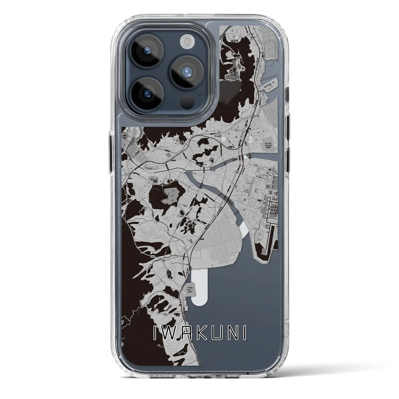【岩国(山口県)】地図柄iPhoneケース(MagSafeタイプ)