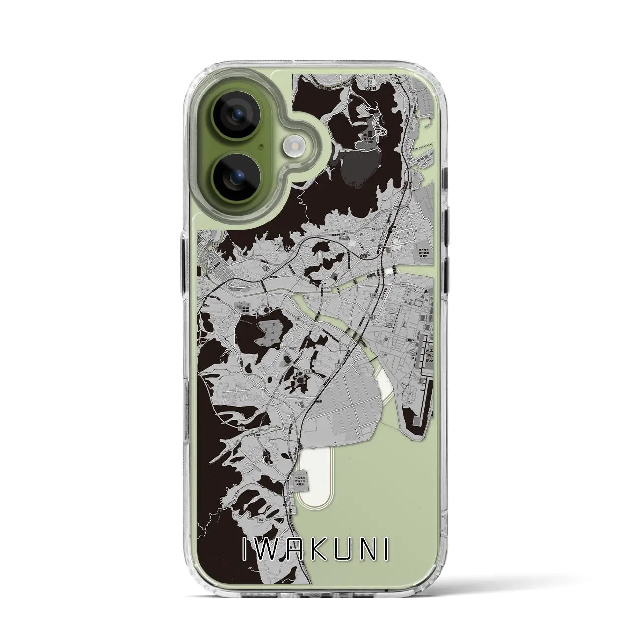 【岩国(山口県)】地図柄iPhoneケース(MagSafeタイプ)