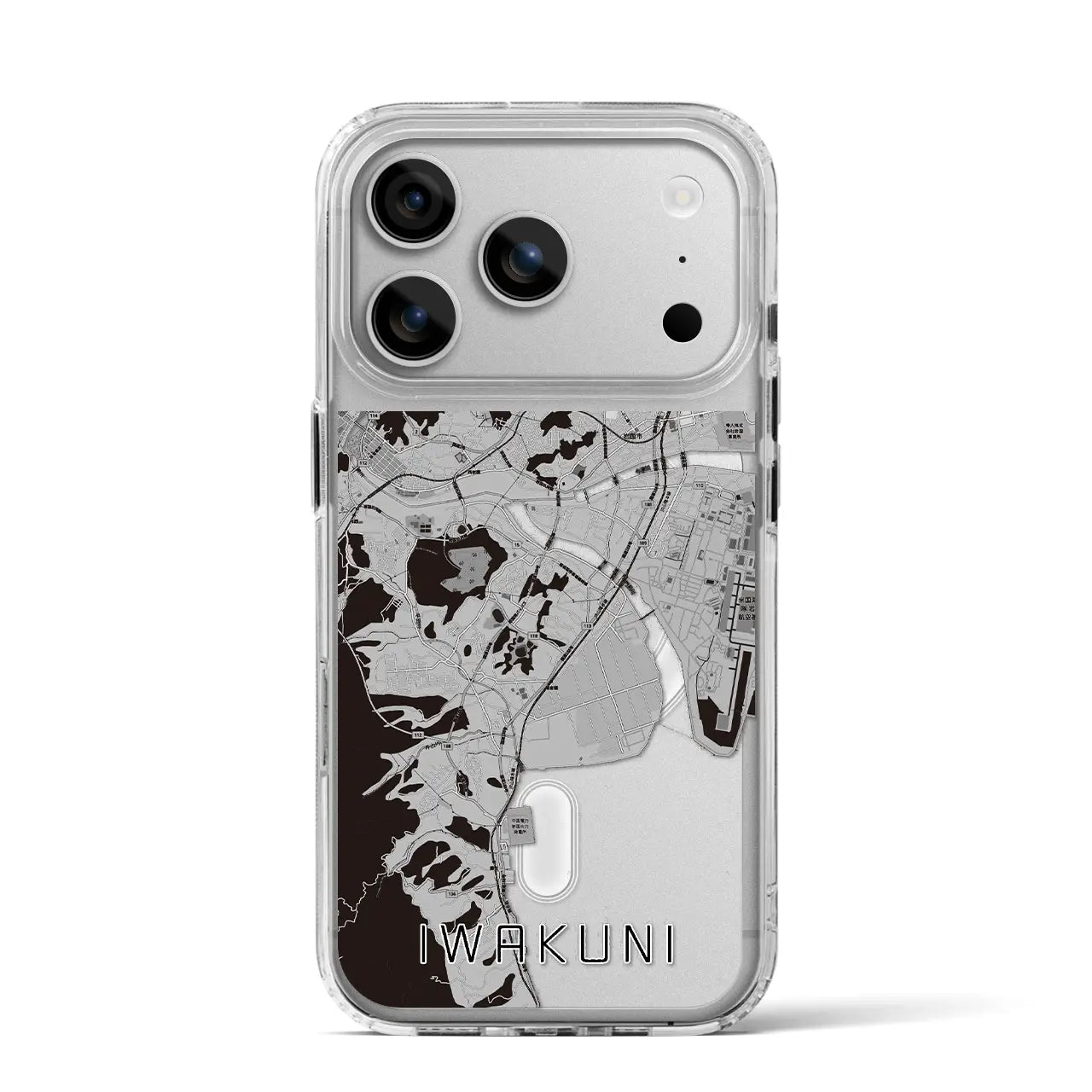 【岩国(山口県)】地図柄iPhoneケース(MagSafeタイプ)