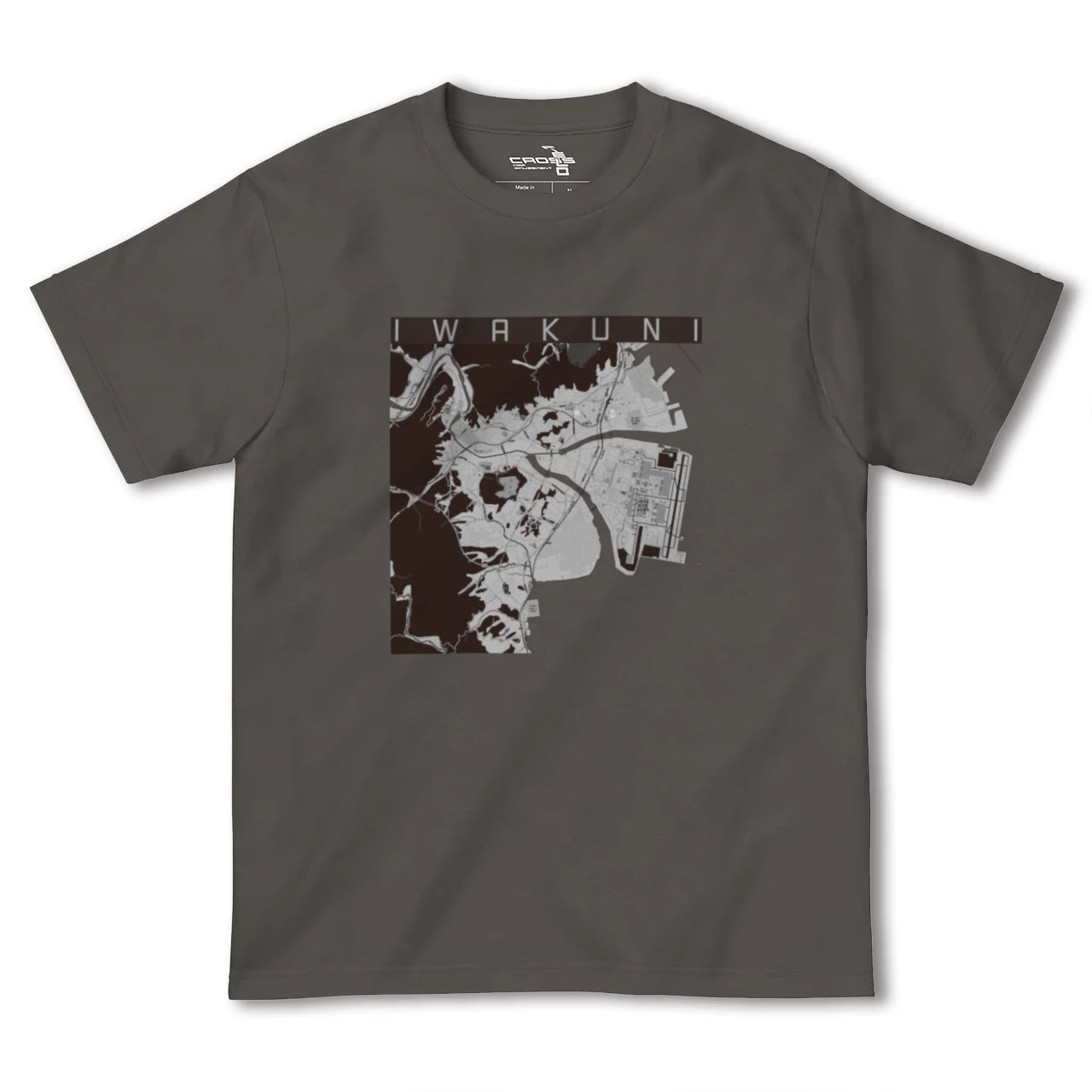 【岩国(山口県)】地図柄ヘビーウェイトTシャツ