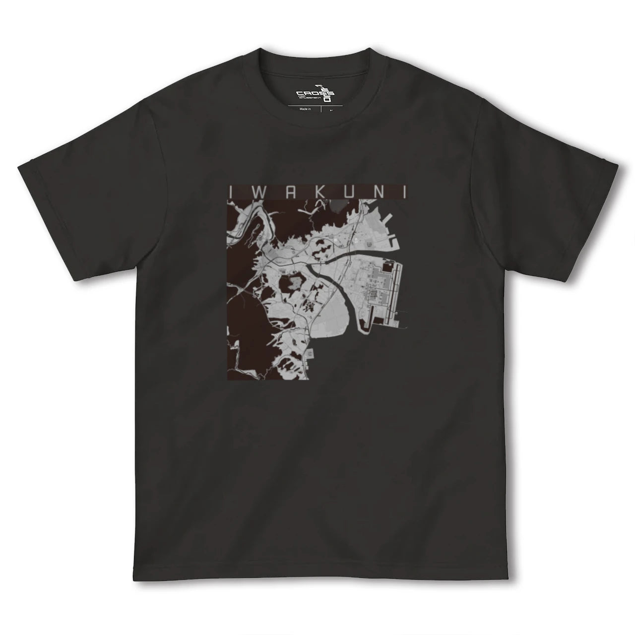 【岩国(山口県)】地図柄ヘビーウェイトTシャツ