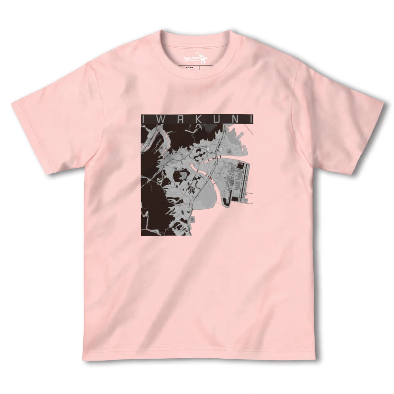 【岩国(山口県)】地図柄ヘビーウェイトTシャツ