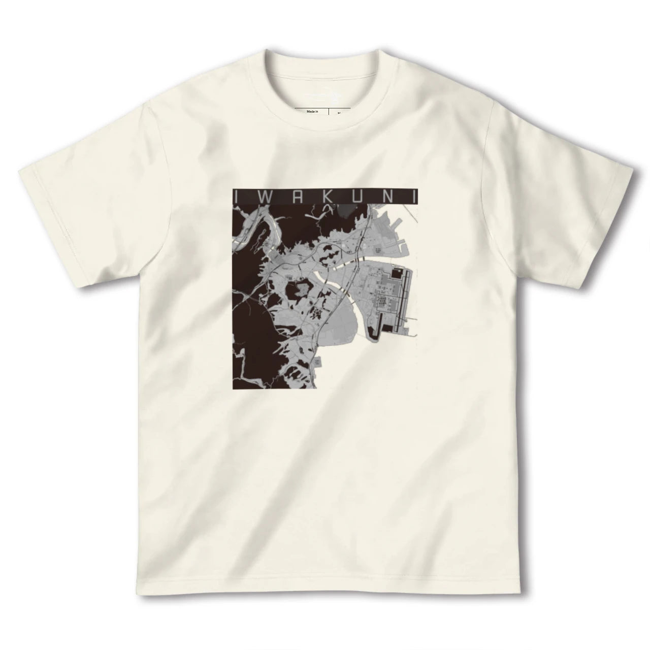 【岩国(山口県)】地図柄ヘビーウェイトTシャツ