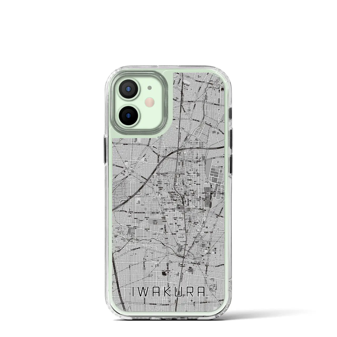 【岩倉(愛知県)】地図柄iPhoneケース(MagSafeタイプ)
