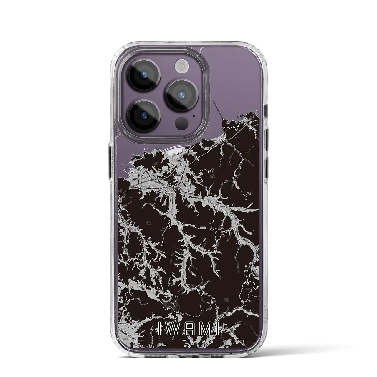 【岩美(鳥取県)】地図柄iPhoneケース(MagSafeタイプ)