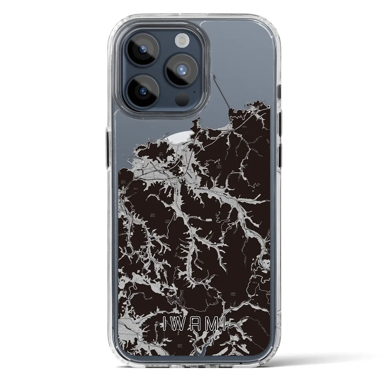 【岩美(鳥取県)】地図柄iPhoneケース(MagSafeタイプ)