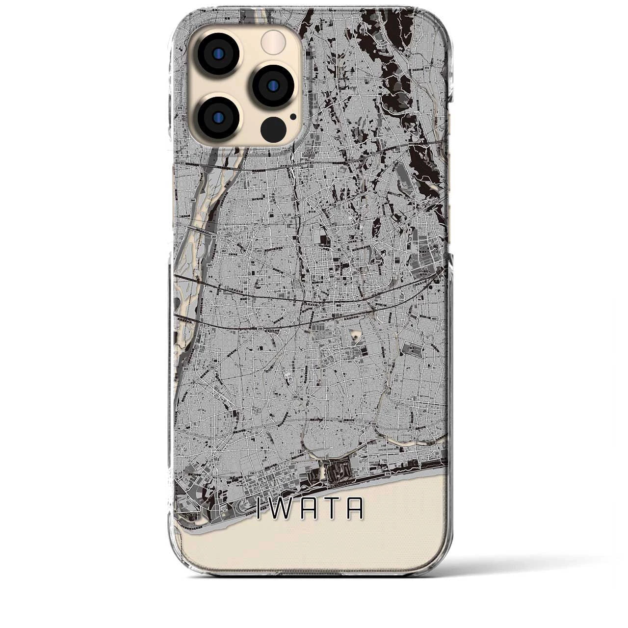 【磐田(静岡県)】地図柄iPhoneケース(クリアタイプ)