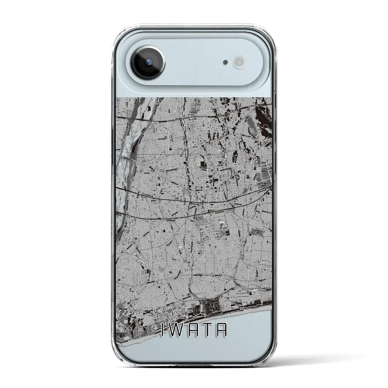 【磐田(静岡県)】地図柄iPhoneケース(クリアタイプ)