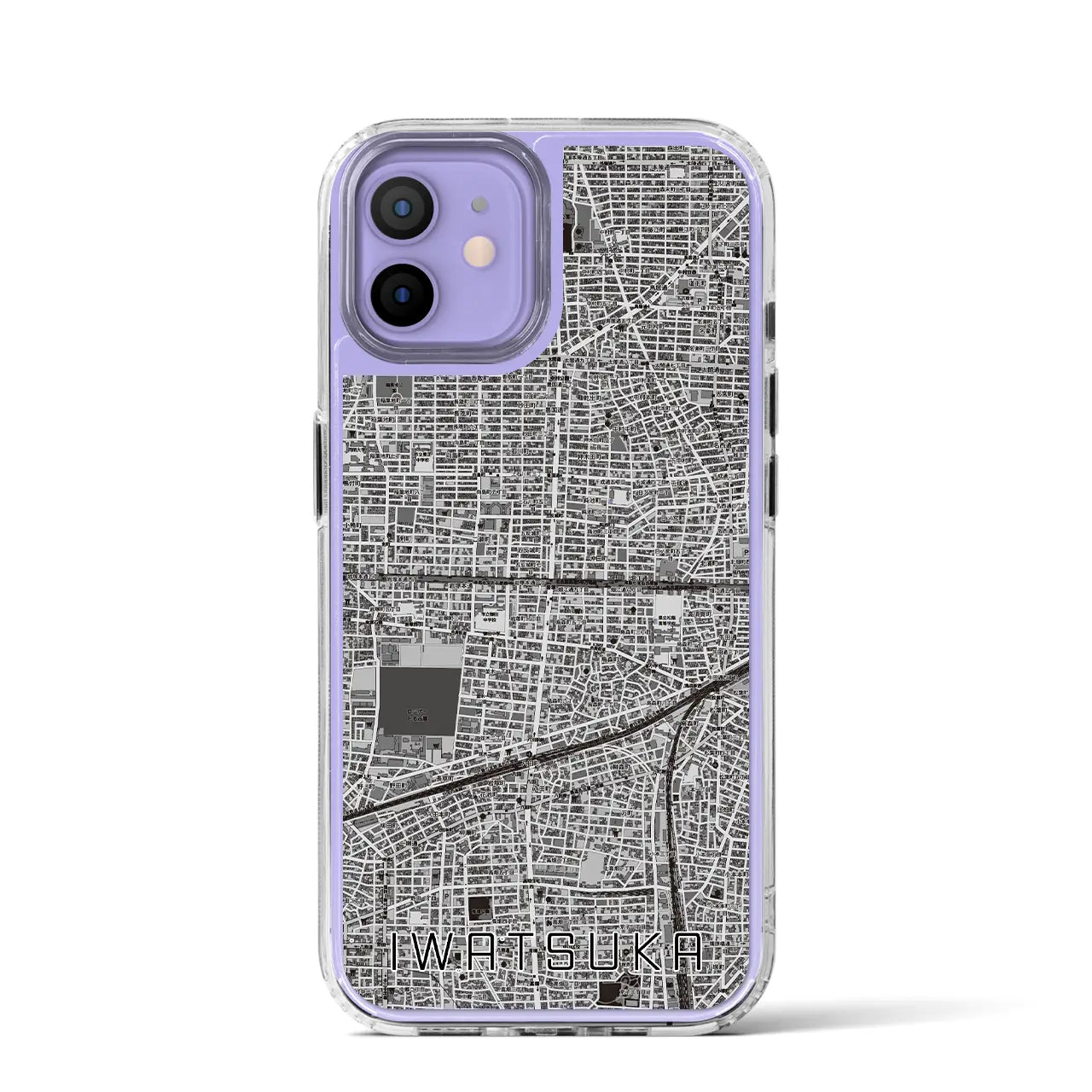 【岩塚(愛知県)】地図柄iPhoneケース(MagSafeタイプ)