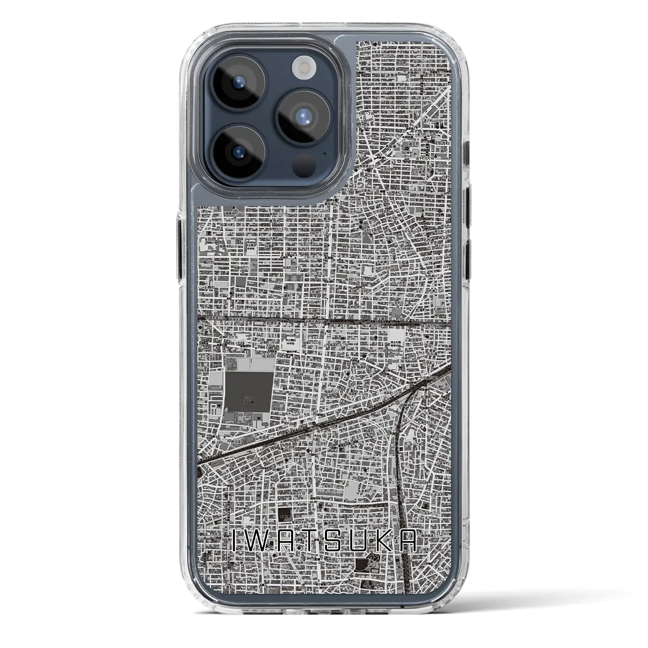 【岩塚(愛知県)】地図柄iPhoneケース(MagSafeタイプ)