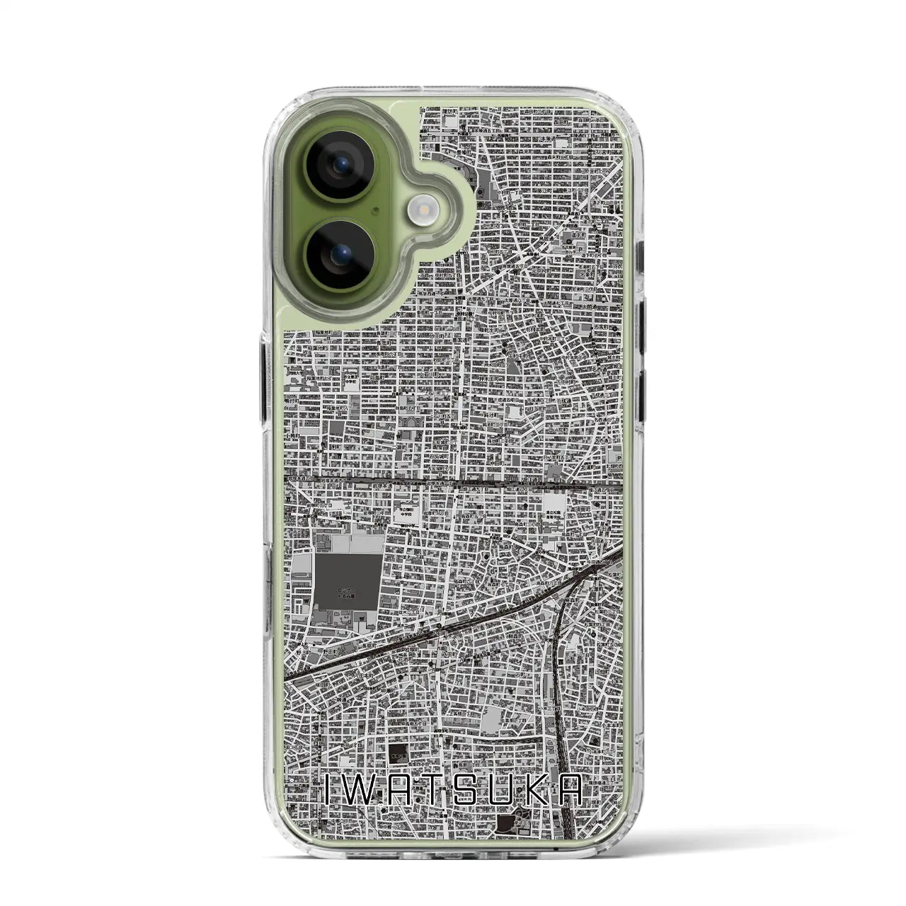 【岩塚(愛知県)】地図柄iPhoneケース(MagSafeタイプ)