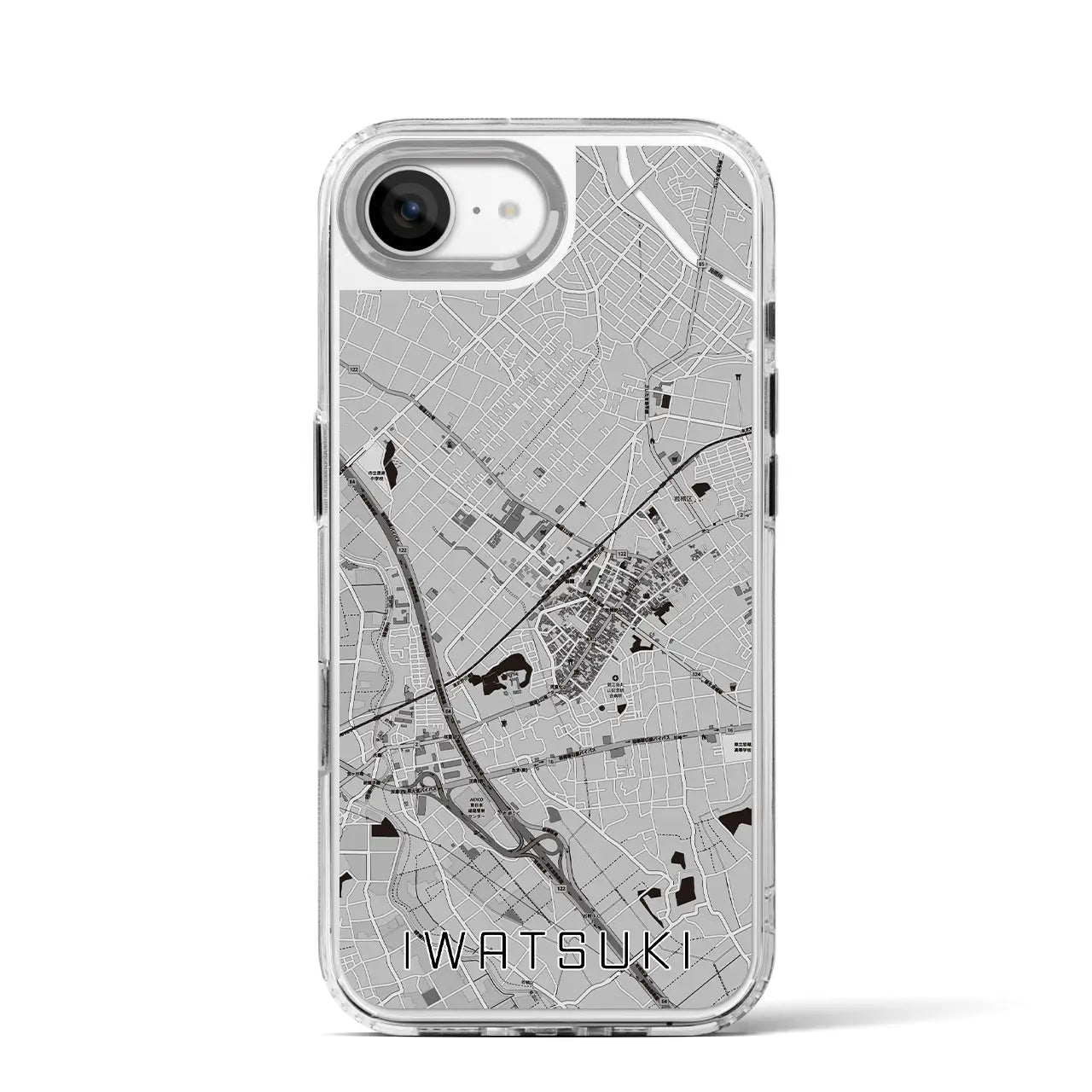 【岩槻(埼玉県)】地図柄iPhoneケース(MagSafeタイプ)
