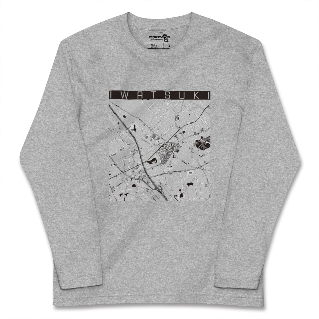 【岩槻(埼玉県)】地図柄ロングスリーブTシャツ