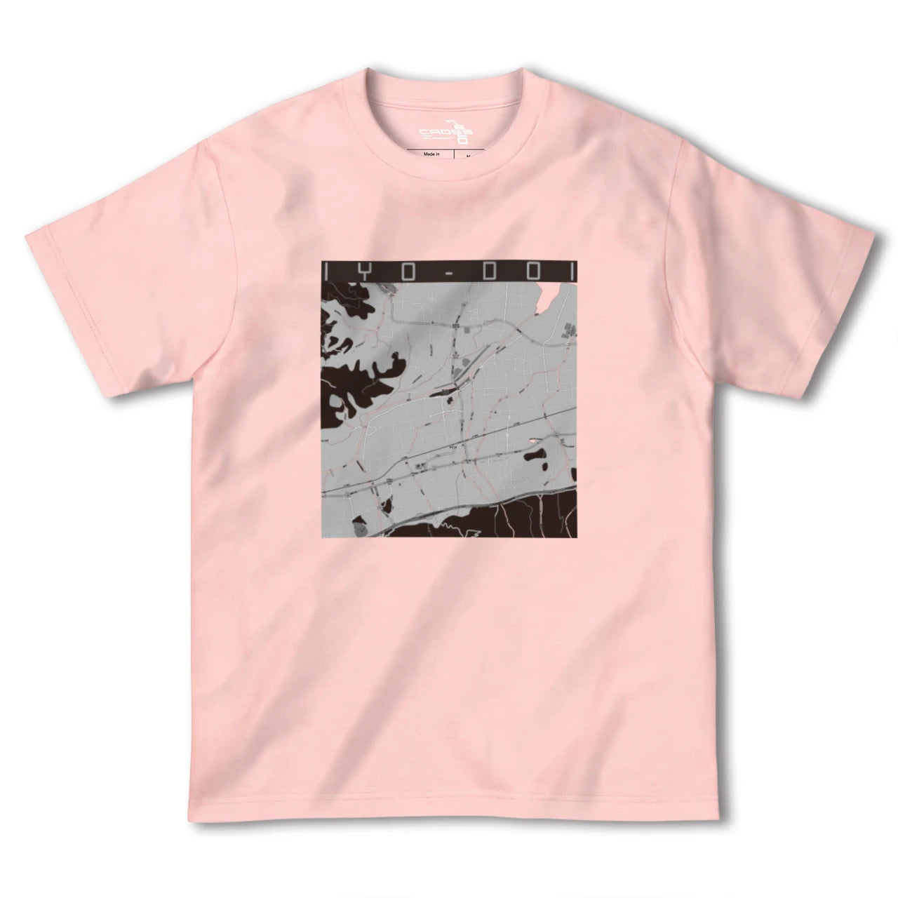 【伊予土居(愛媛県)】地図柄ヘビーウェイトTシャツ