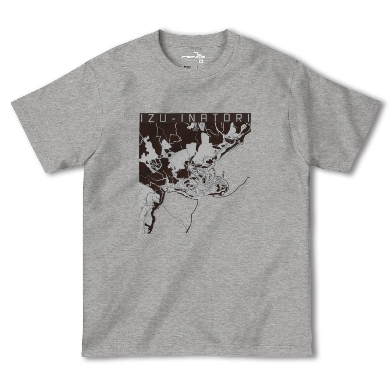 【伊豆稲取(静岡県)】地図柄ヘビーウェイトTシャツ