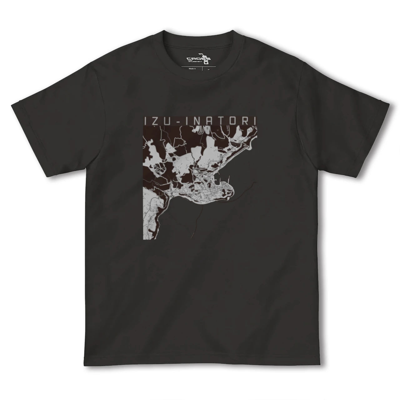 【伊豆稲取(静岡県)】地図柄ヘビーウェイトTシャツ
