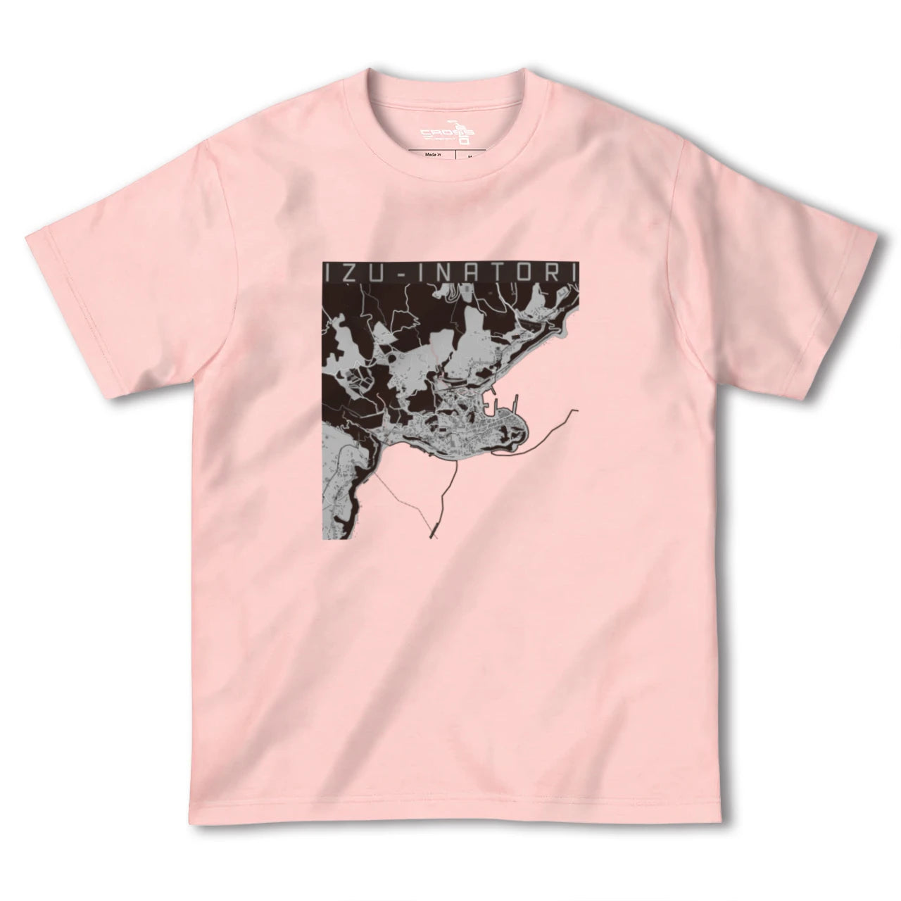 【伊豆稲取(静岡県)】地図柄ヘビーウェイトTシャツ