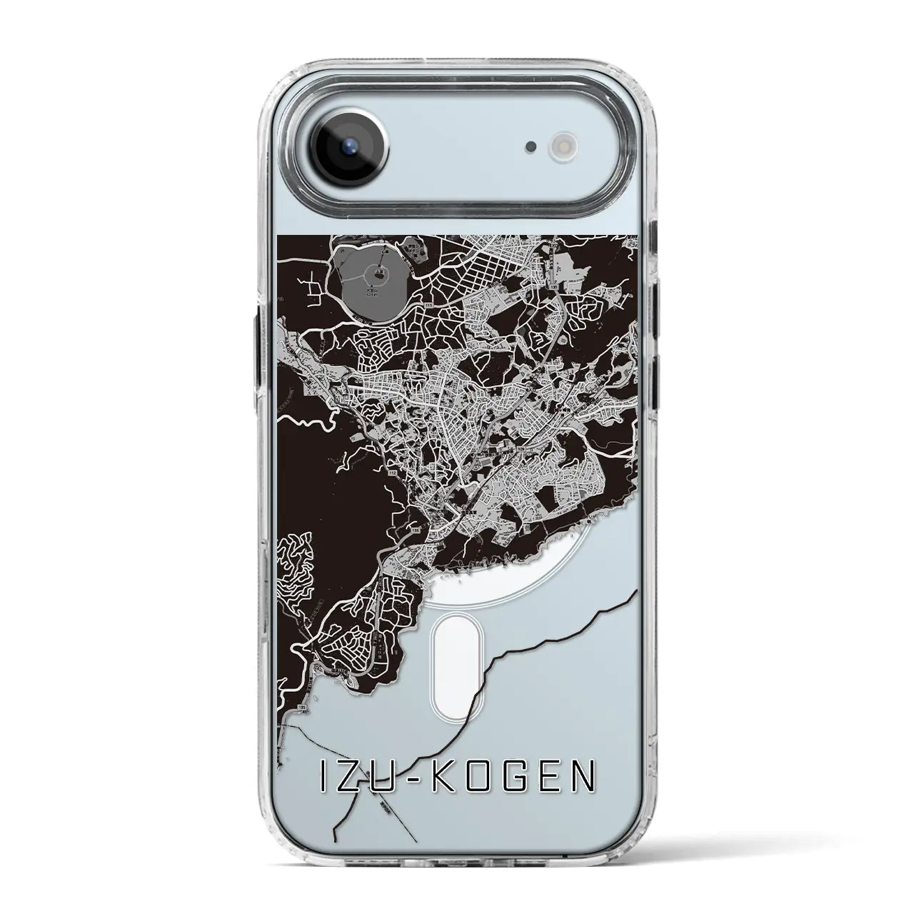 【伊豆高原(静岡県)】地図柄iPhoneケース(MagSafeタイプ)