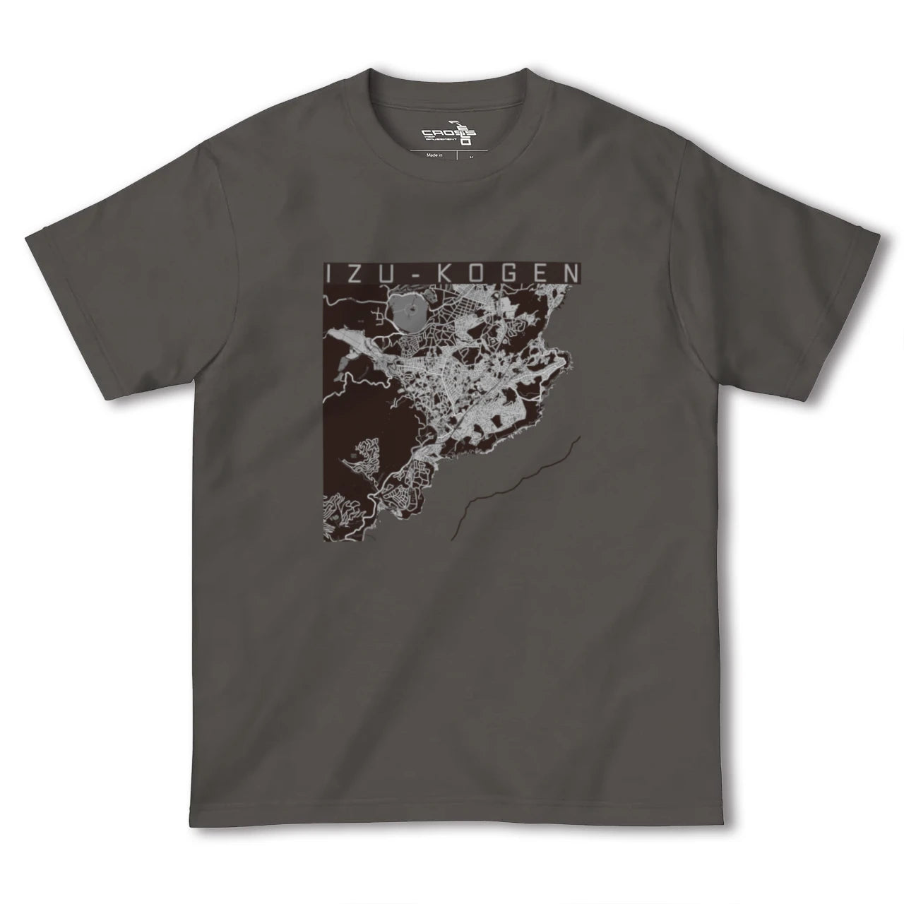【伊豆高原(静岡県)】地図柄ヘビーウェイトTシャツ