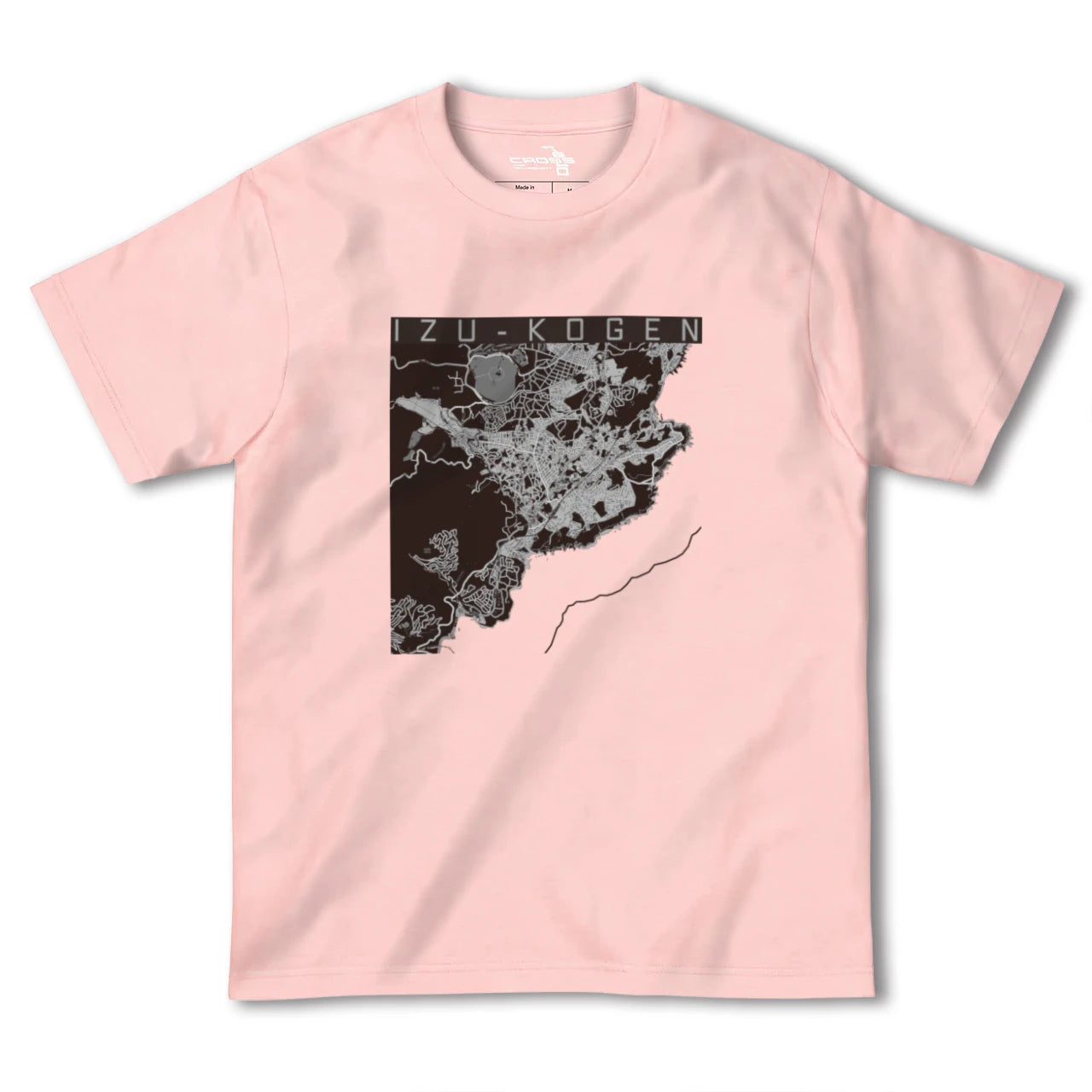 【伊豆高原(静岡県)】地図柄ヘビーウェイトTシャツ