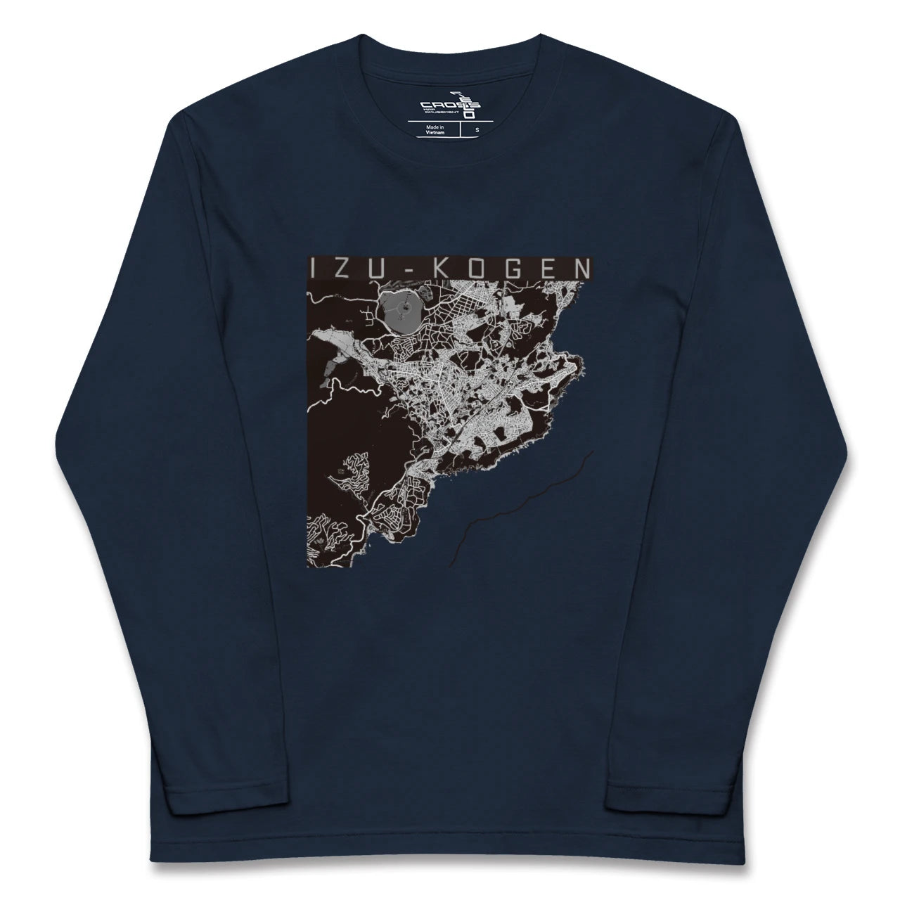 【伊豆高原(静岡県)】地図柄ロングスリーブTシャツ