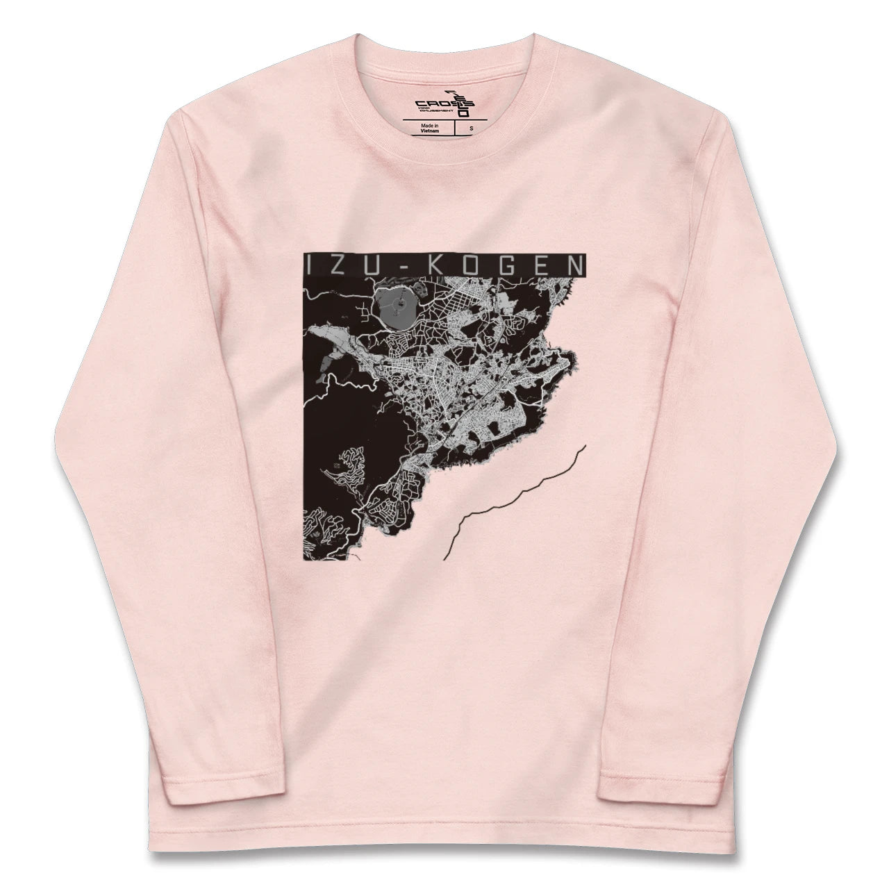 【伊豆高原(静岡県)】地図柄ロングスリーブTシャツ