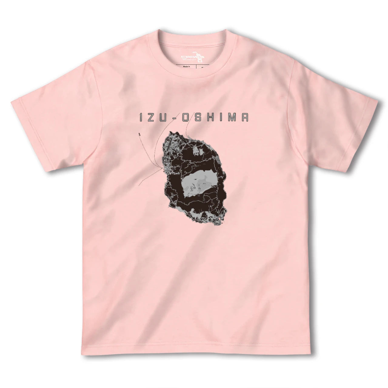 【伊豆大島(東京都)】地図柄ヘビーウェイトTシャツ