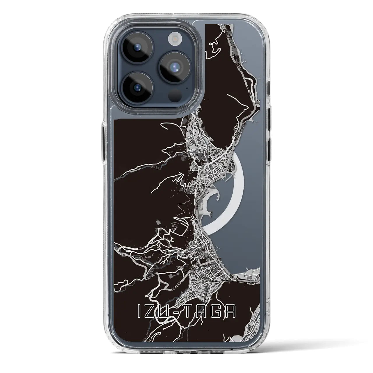 【伊豆多賀(静岡県)】地図柄iPhoneケース(MagSafeタイプ)