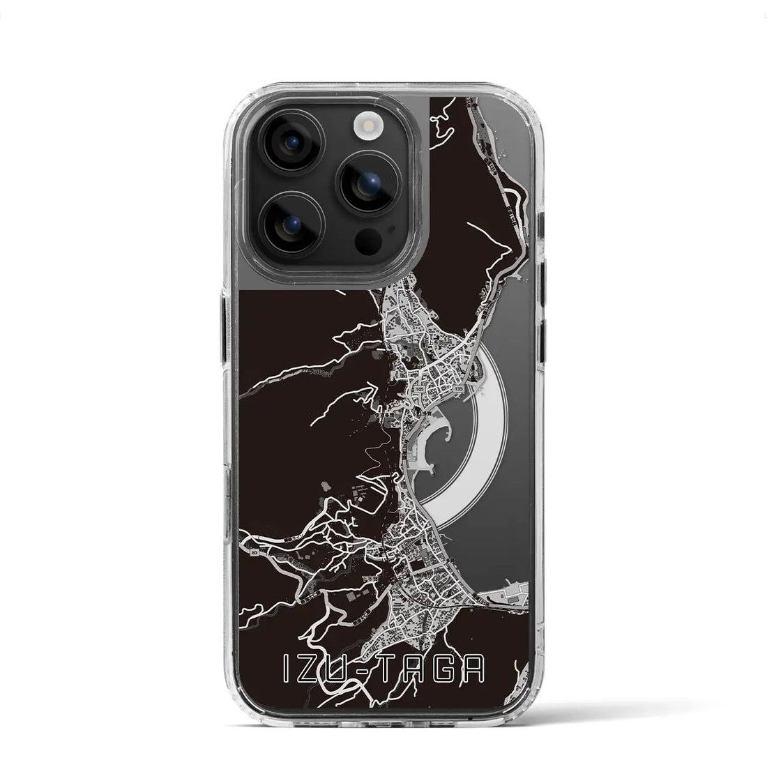 【伊豆多賀(静岡県)】地図柄iPhoneケース(MagSafeタイプ)