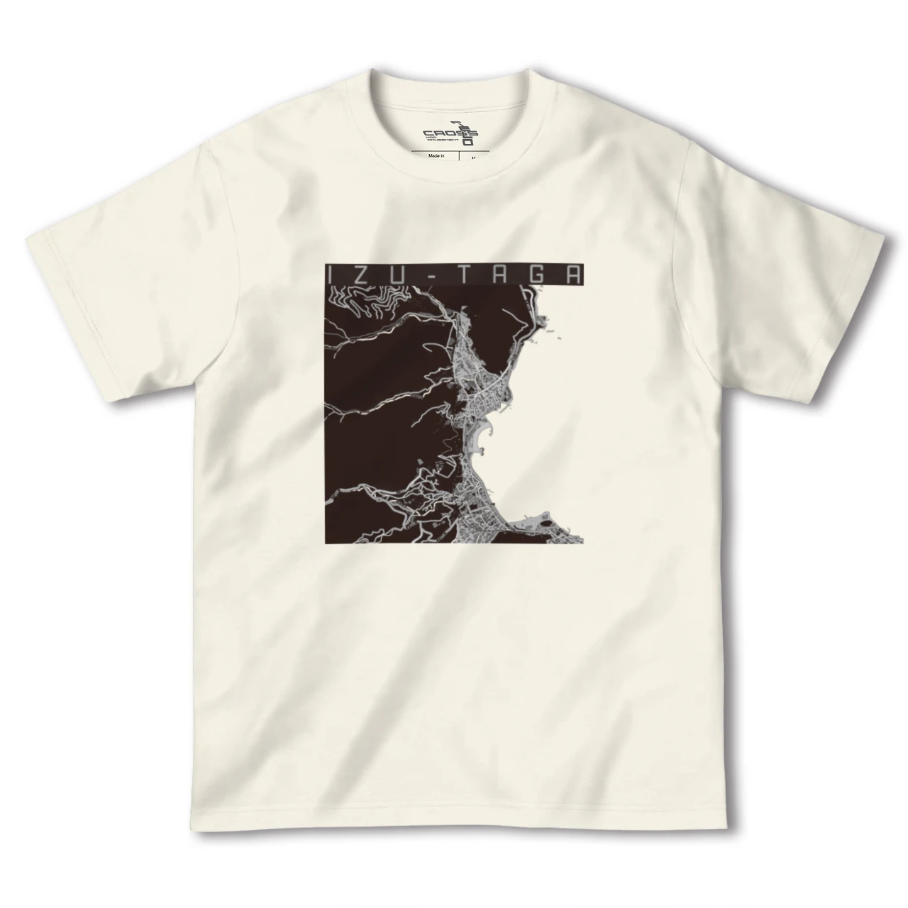 【伊豆多賀(静岡県)】地図柄ヘビーウェイトTシャツ