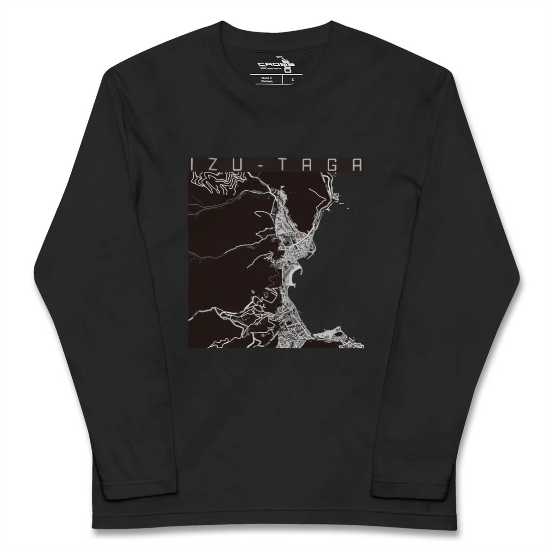 【伊豆多賀(静岡県)】地図柄ロングスリーブTシャツ