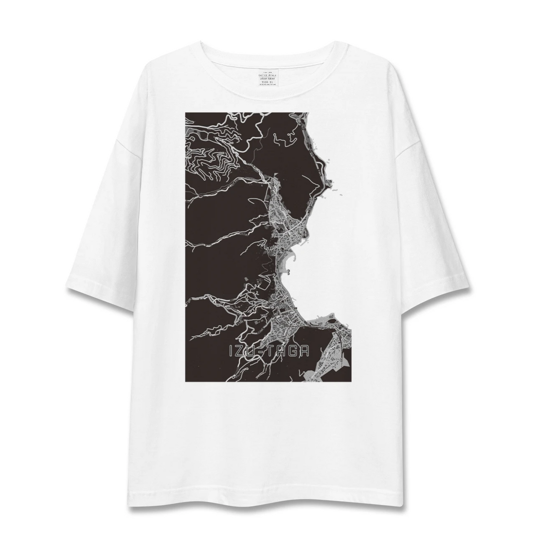 【伊豆多賀(静岡県)】地図柄ビッグシルエットTシャツ
