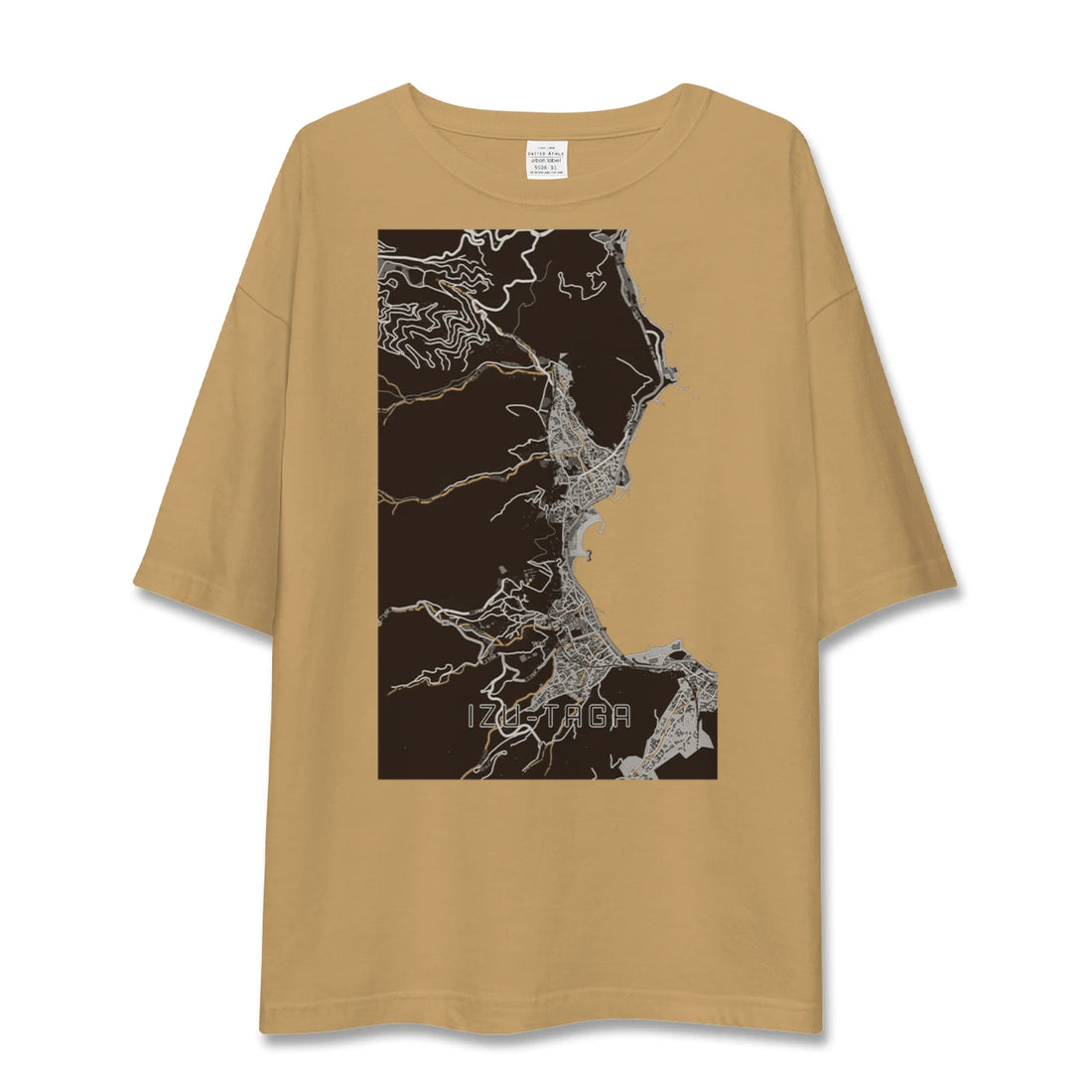 【伊豆多賀(静岡県)】地図柄ビッグシルエットTシャツ