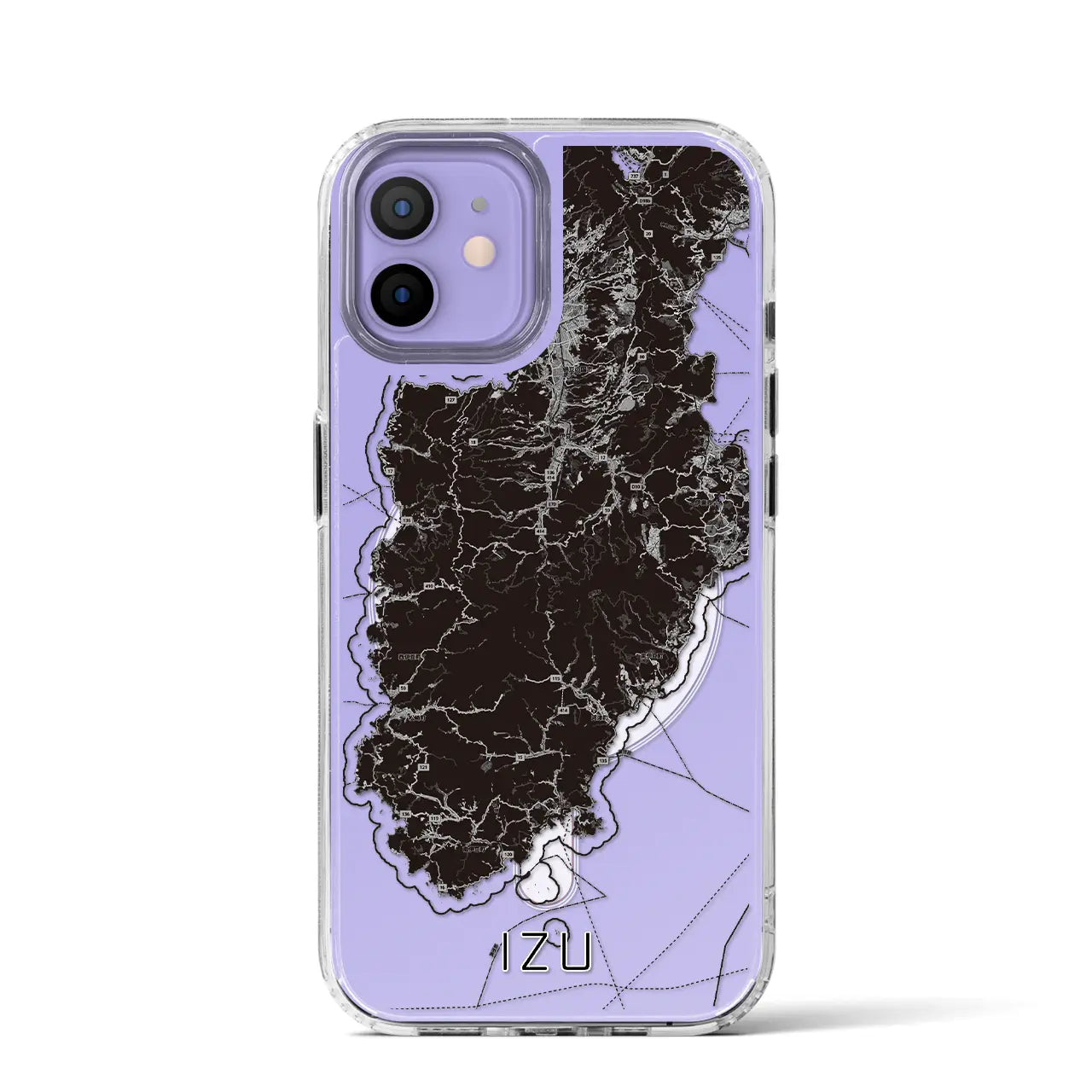 【伊豆2(静岡県)】地図柄iPhoneケース(MagSafeタイプ)