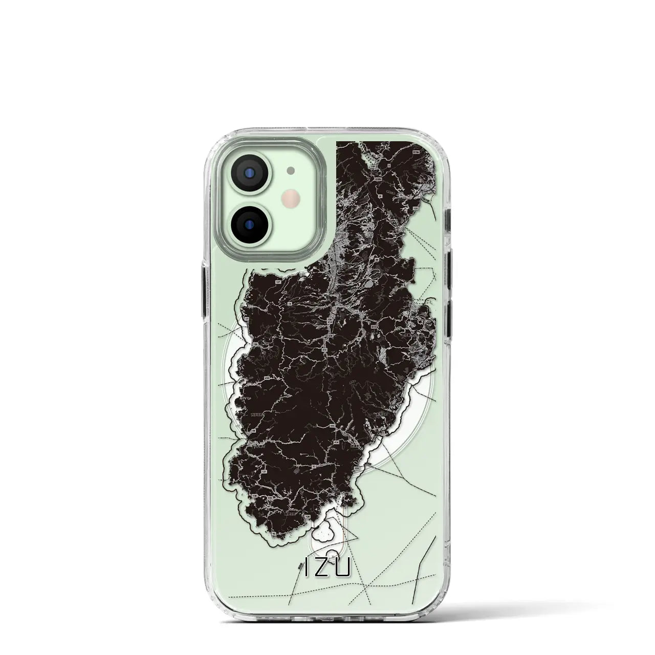 【伊豆2(静岡県)】地図柄iPhoneケース(MagSafeタイプ)
