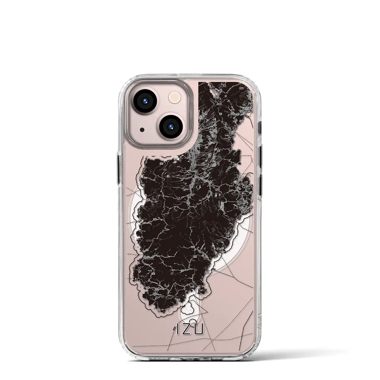 【伊豆2(静岡県)】地図柄iPhoneケース(MagSafeタイプ)