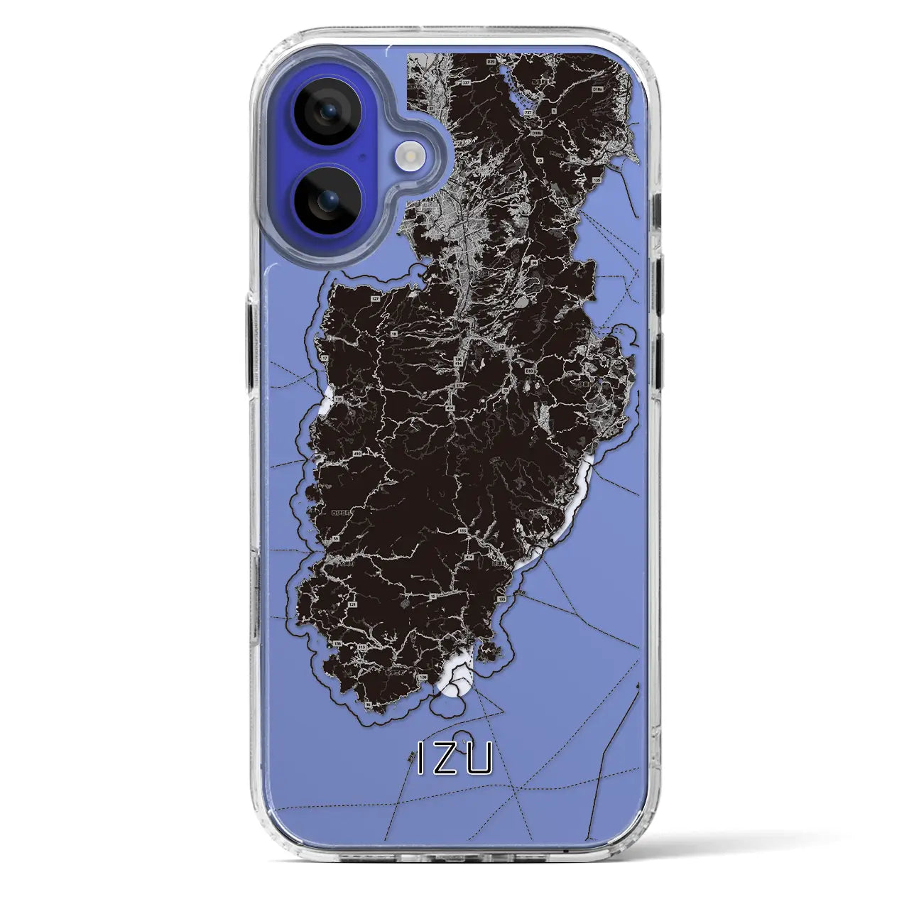 【伊豆2(静岡県)】地図柄iPhoneケース(MagSafeタイプ)