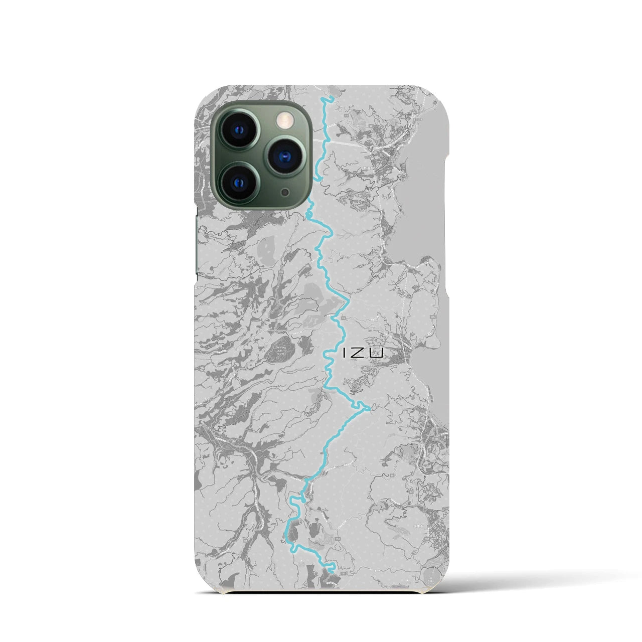【伊豆(静岡県)】スカイラインiPhoneケース(バックカバータイプ)アッシュ・iPhone 11 Pro 用