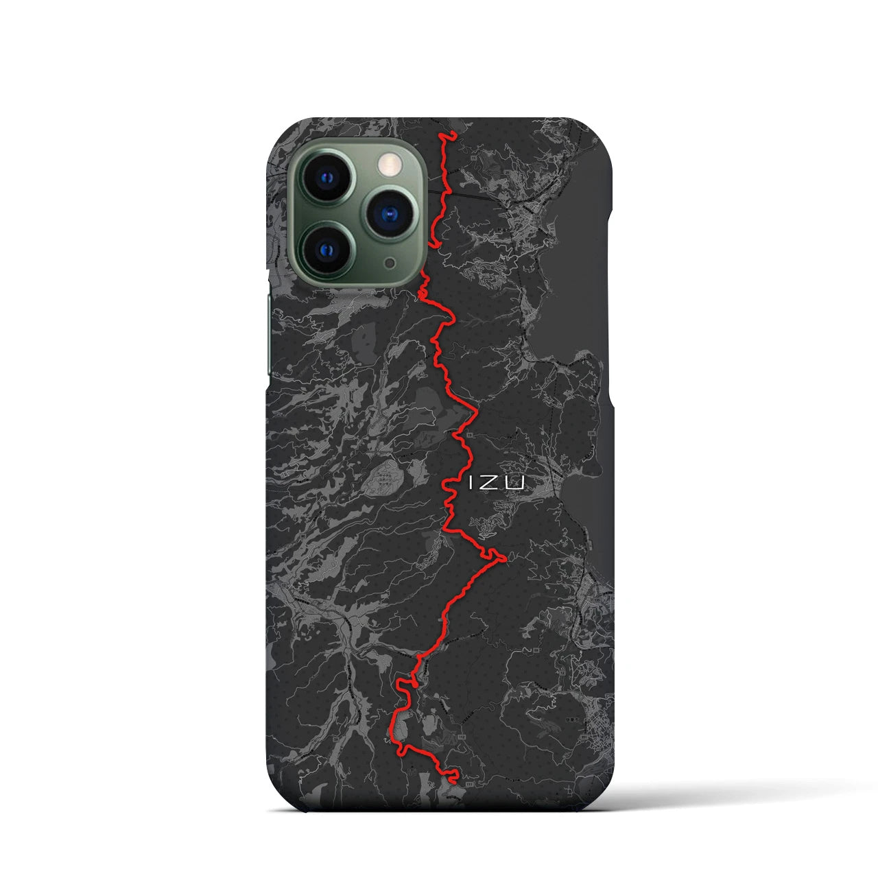 【伊豆(静岡県)】スカイラインiPhoneケース(バックカバータイプ)チャコール・iPhone 11 Pro 用