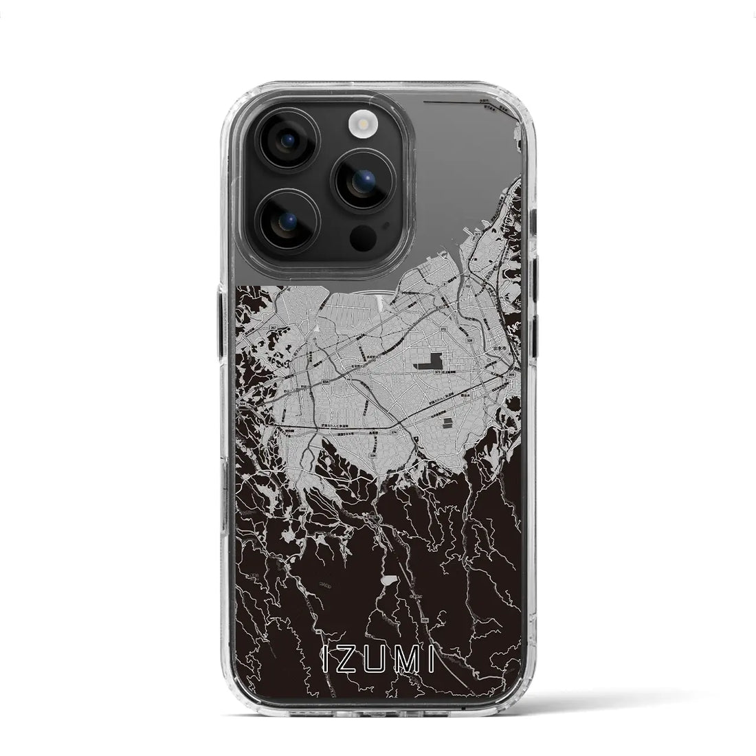 【出水(鹿児島県)】地図柄iPhoneケース(MagSafeタイプ)