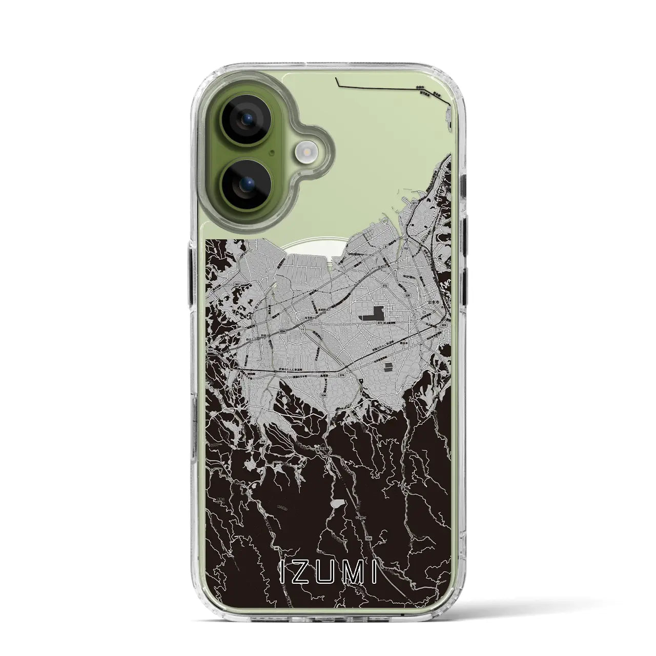 【出水(鹿児島県)】地図柄iPhoneケース(MagSafeタイプ)