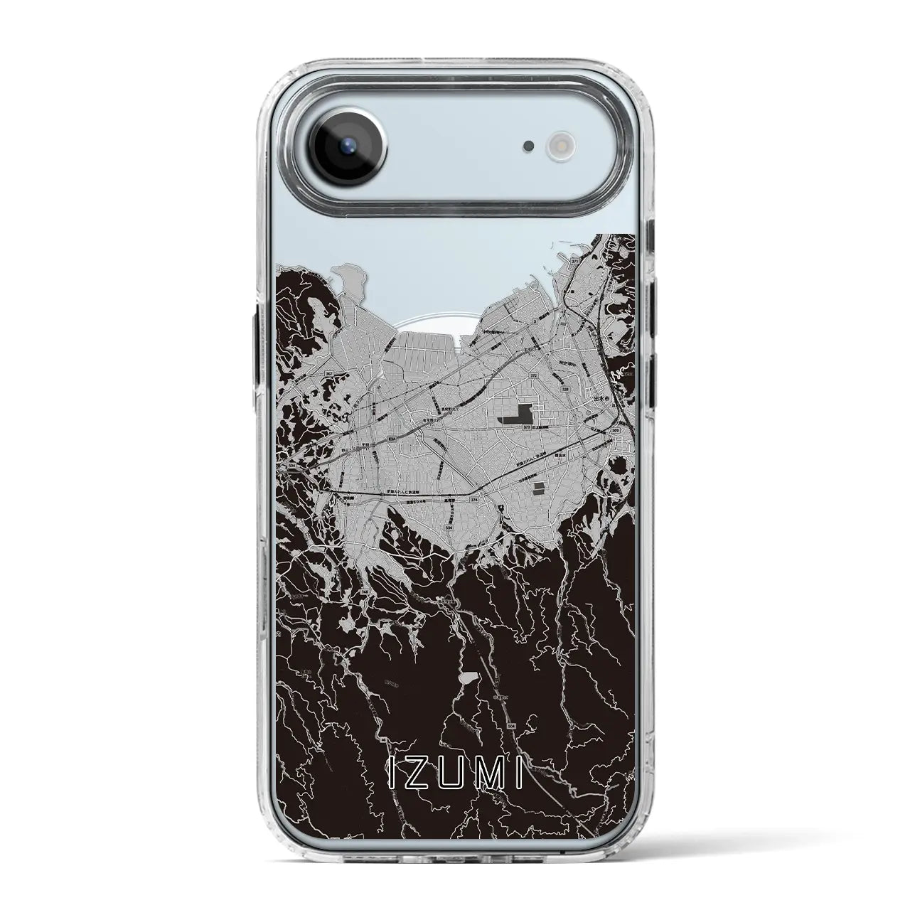 【出水(鹿児島県)】地図柄iPhoneケース(MagSafeタイプ)