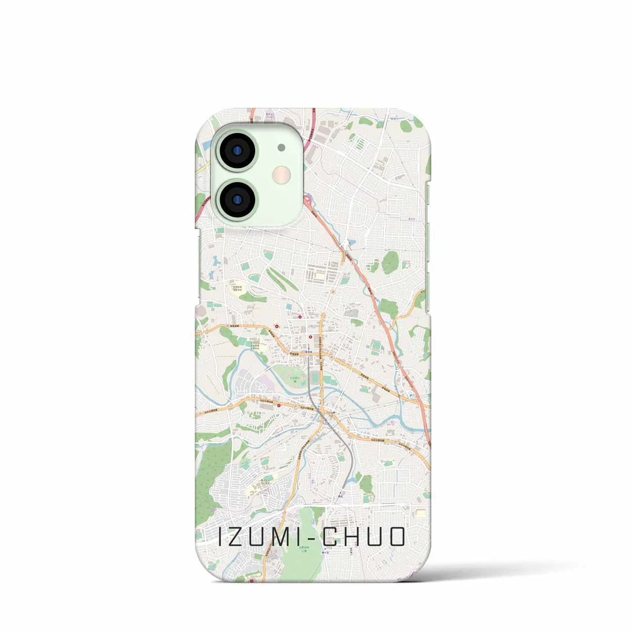 【泉中央(宮城県)】地図柄iPhoneケース(バックカバータイプ)