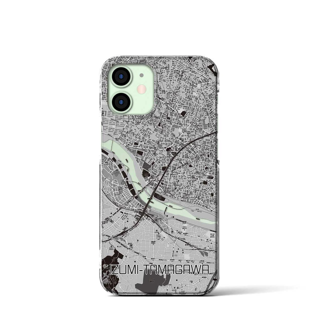 【和泉多摩川(東京都)】地図柄iPhoneケース(クリアタイプ)